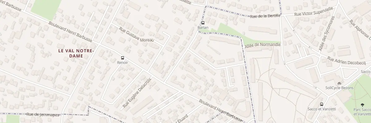 Plan du 49 Rue Barian à Sartrouville