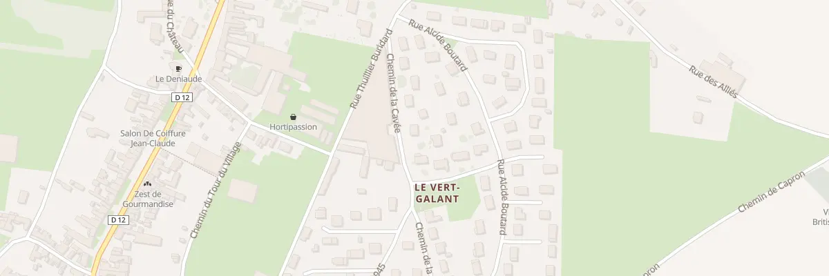 Plan du 129 Che de la Cavée à Vignacourt