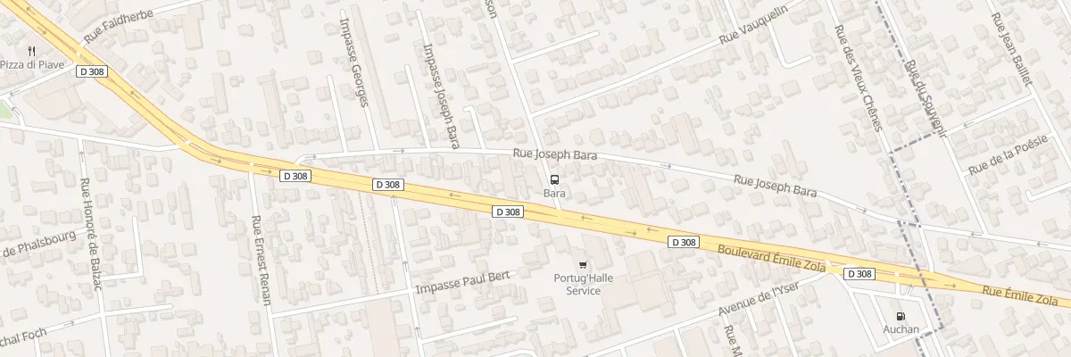 Plan du 45 Bd Emile Zola à Houilles