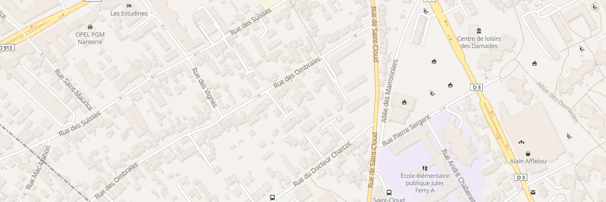 Plan du 29 Rue des Ombraies à Nanterre
