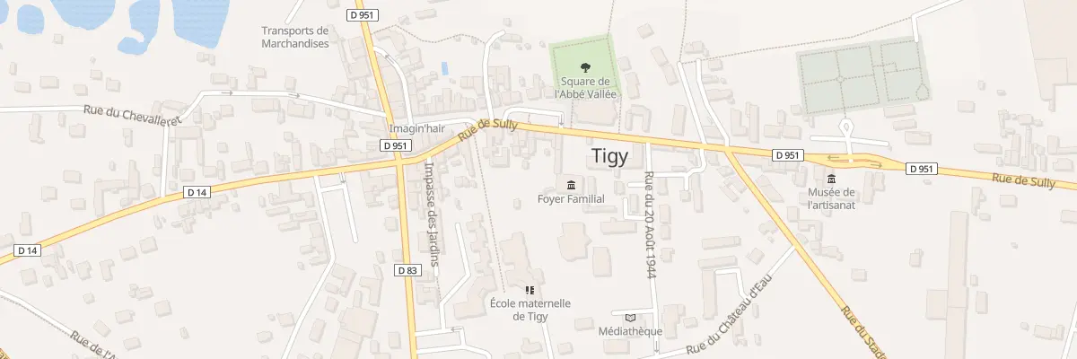 Plan du 22 Rue de Sully à Tigy