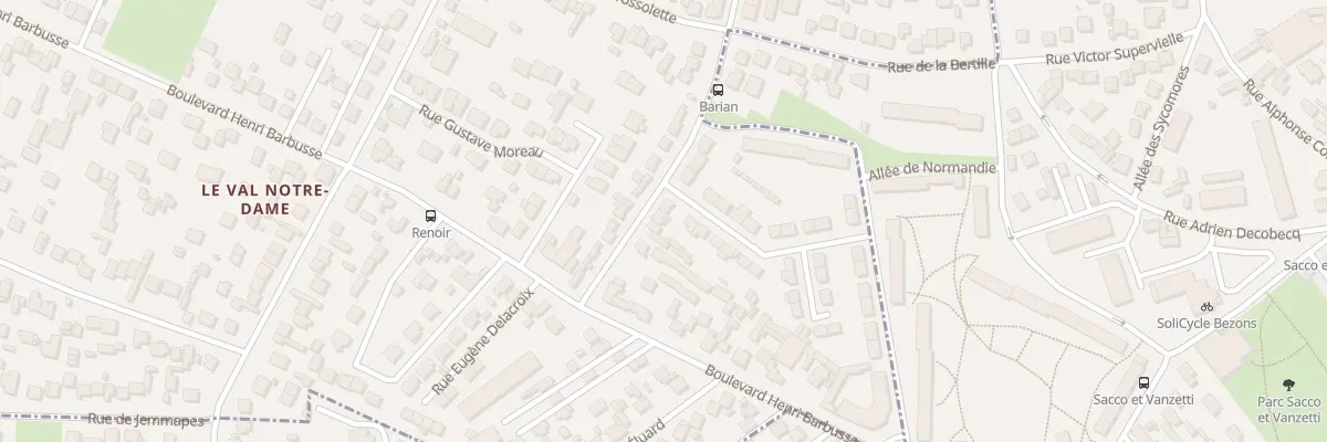 Plan du 47 Rue Barian à Sartrouville