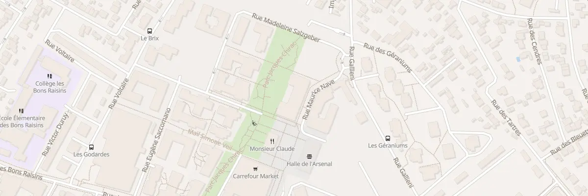 Plan du 12 Rue Maurice Nave à Rueil-Malmaison