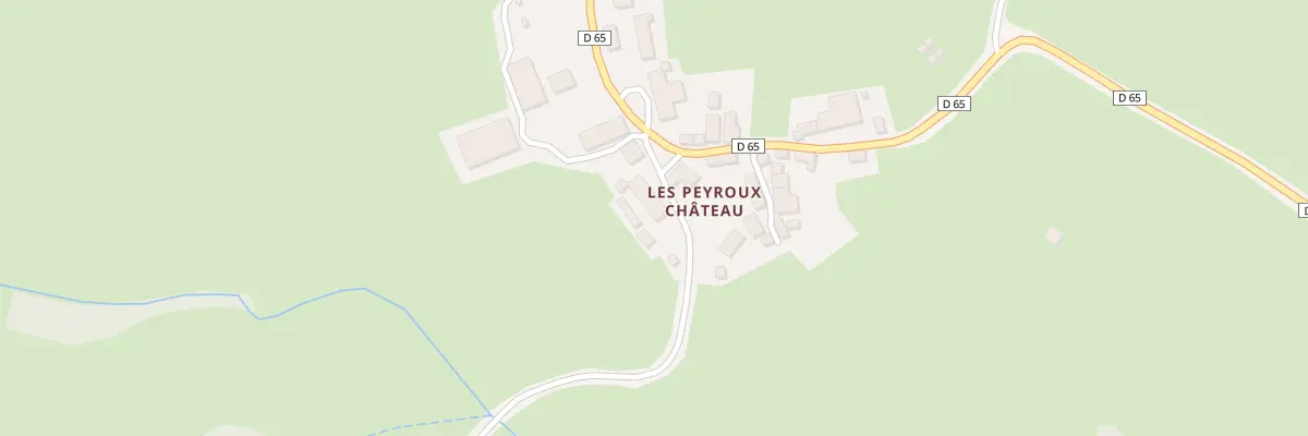 Plan du 1 Les Peyroux Chateau à Saint-Chabrais