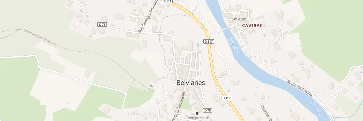 Plan du 85 Belvianes à Belvianes-et-Cavirac