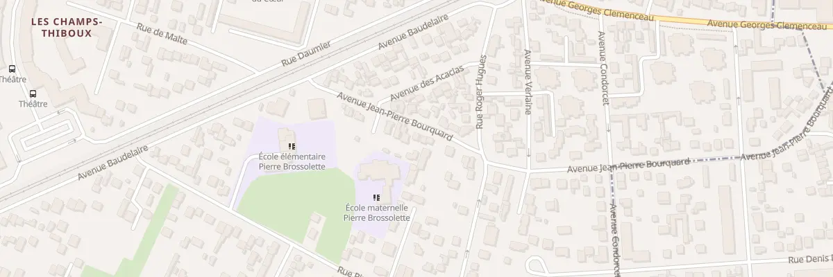 Plan du 73T Av Jean-Pierre Bourquard à Sartrouville