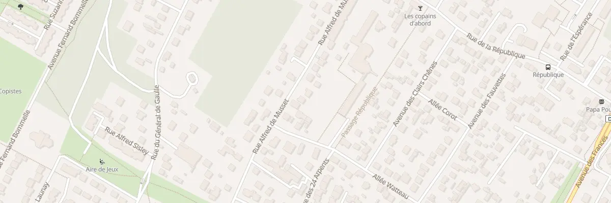 Plan du 102 Rue Alfred de Musset à Montigny-lès-Cormeilles
