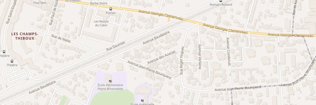 Plan du 6 Av des Acacias à Sartrouville
