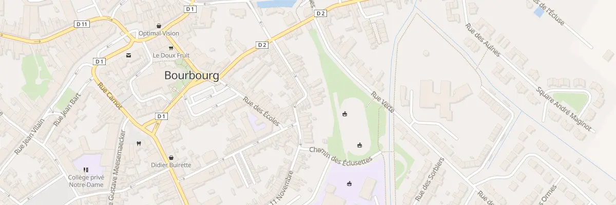 Plan du 35 Rue du Onze Novembre à Bourbourg