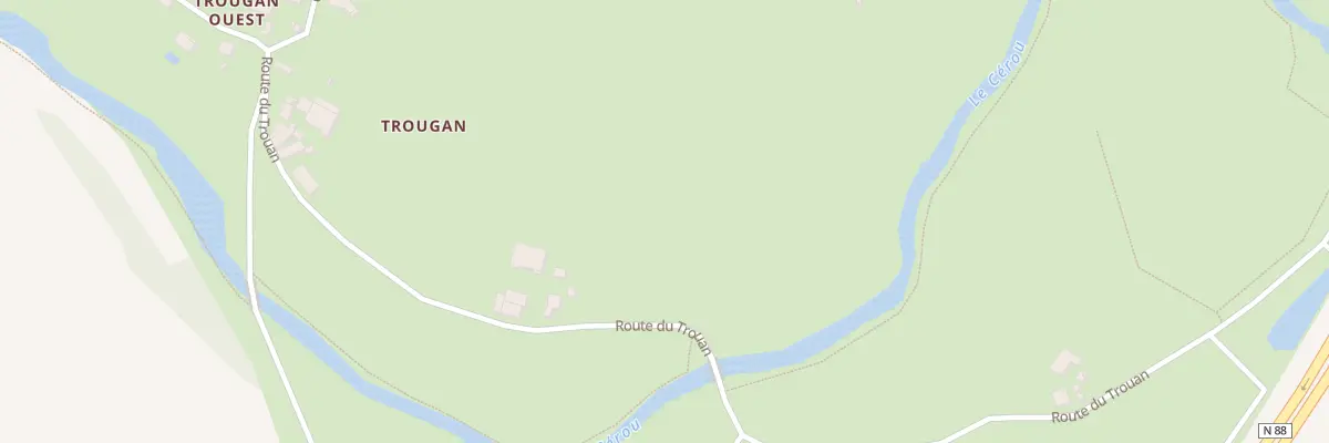 Plan du 1167 Rte du Trouan à Rosières