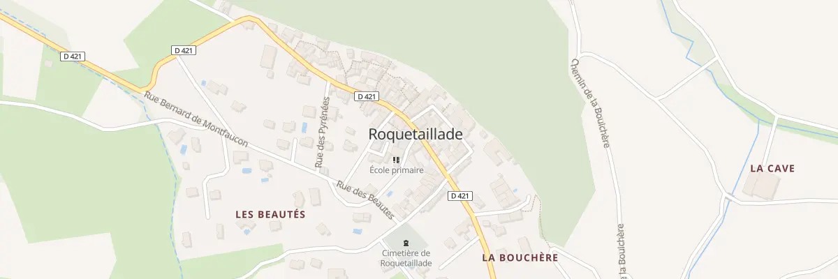 Plan du 44 Le Village à Roquetaillade-et-Conilhac