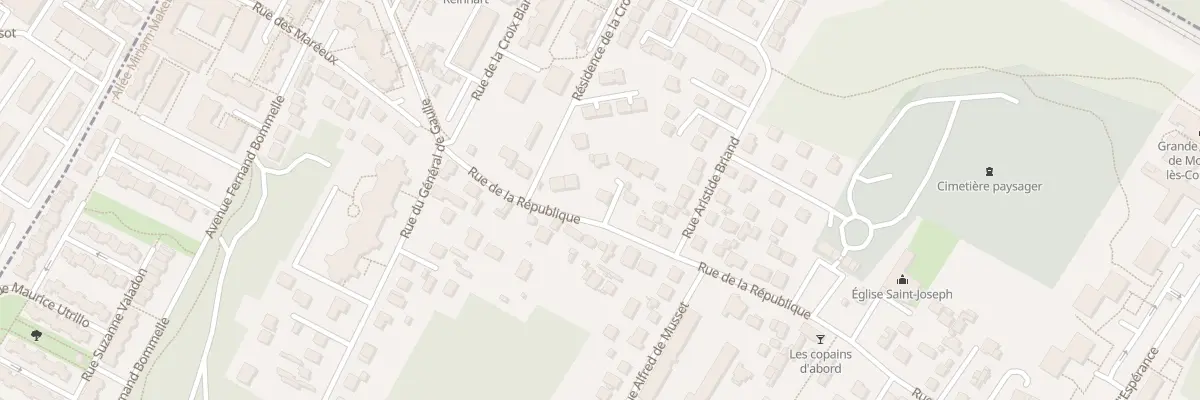 Plan du 25 Rue de la République à Montigny-lès-Cormeilles