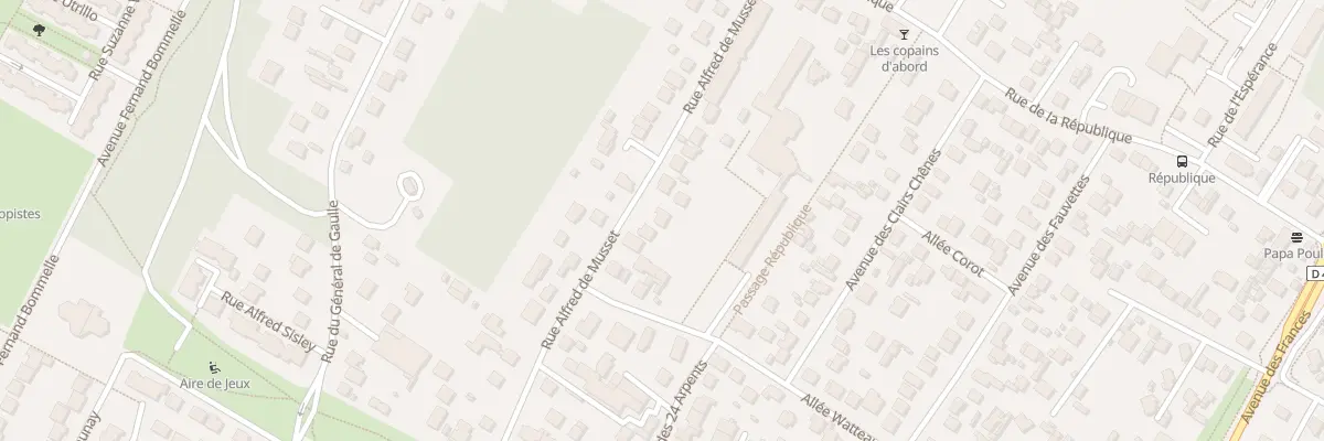 Plan du 102B Rue Alfred de Musset à Montigny-lès-Cormeilles