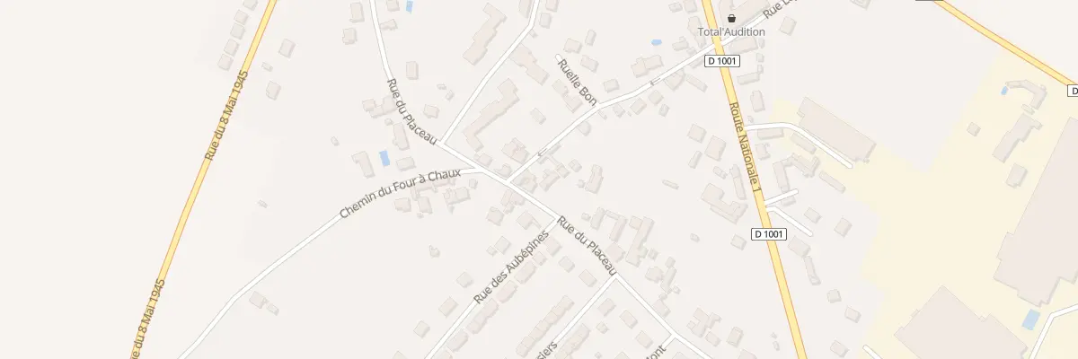 Plan du 33 Rue du Placeau à Sainte-Geneviève