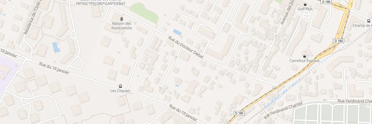 Plan du 35 Rue du Docteur Debat à Garches