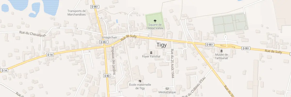 Plan du 24 Rue de Sully à Tigy