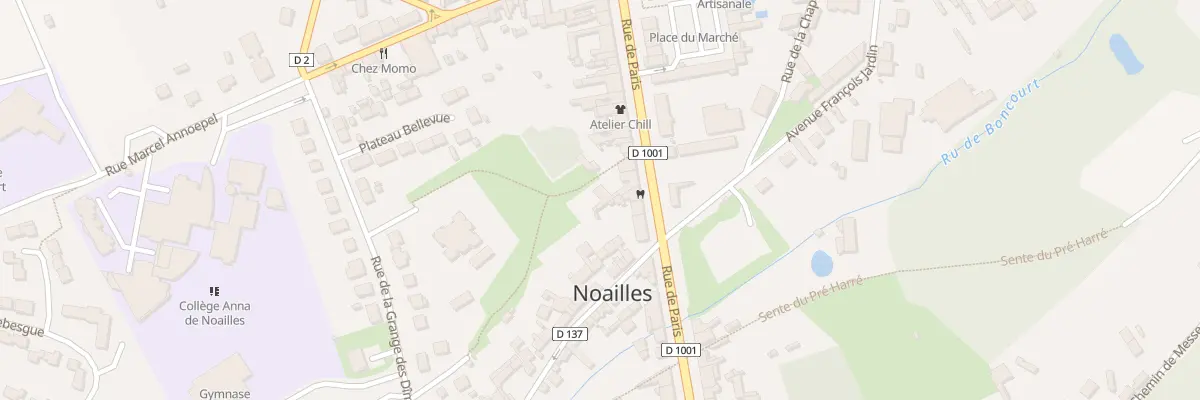 Plan du 42 Rue de Paris à Noailles