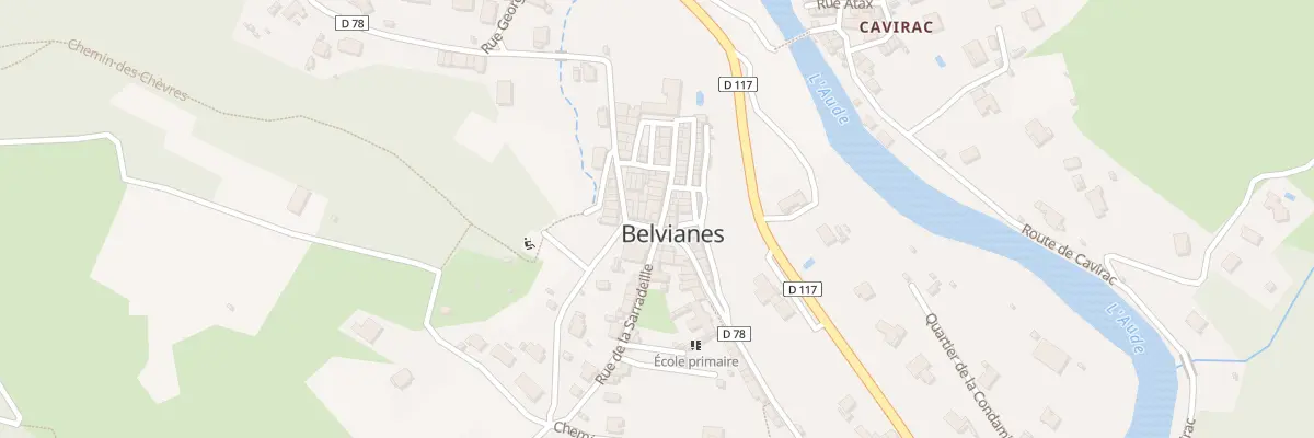 Plan du 2B Rue Cyprien Bouchère à Belvianes-et-Cavirac