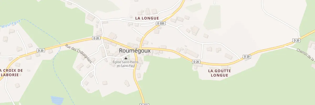 Plan du 8 Rue de la Gouttelongue à Roumégoux