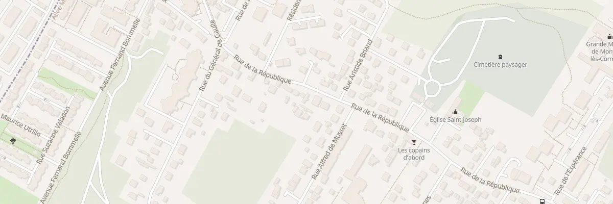 Plan du 38 Rue de la République à Montigny-lès-Cormeilles