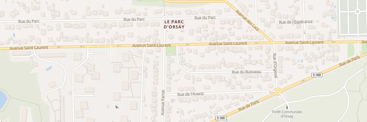 Plan du 5B Rue du Ruisseau à Orsay