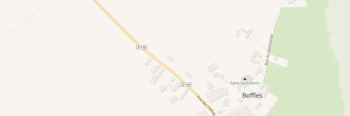 Plan du 172 Rue des Tilleuls à Boffles