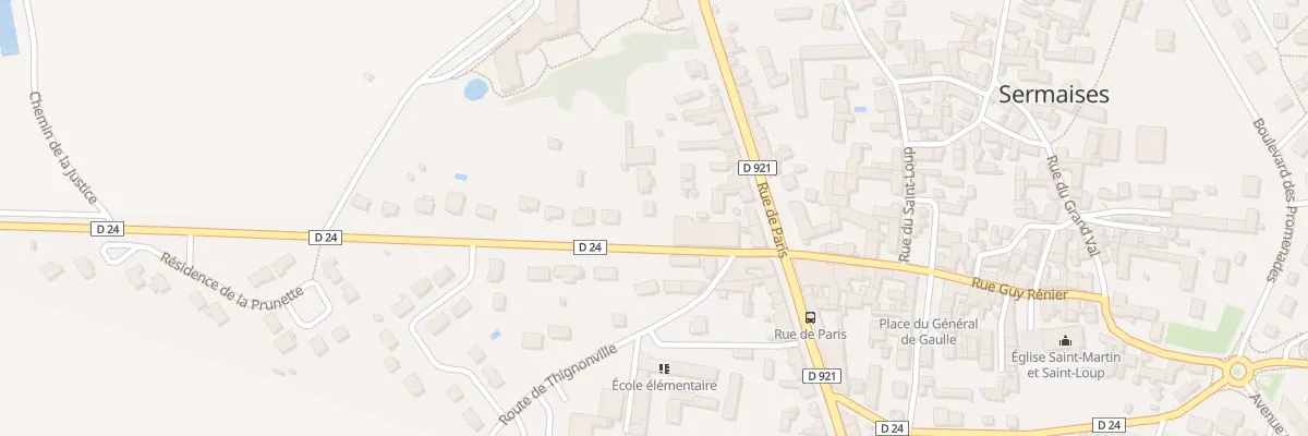 Plan du 10 Rue de Chartres à Sermaises