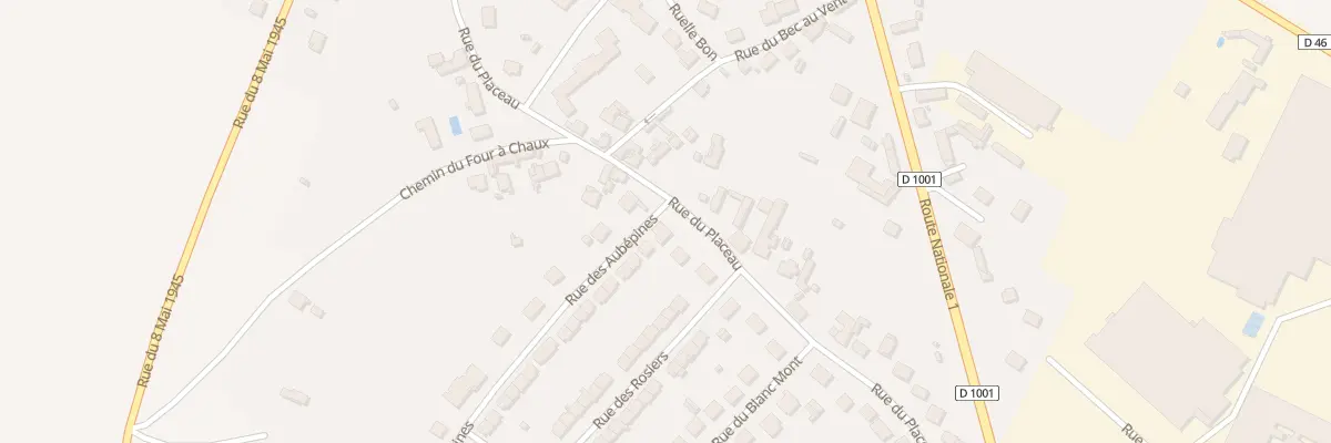 Plan du 48 Rue du Placeau à Sainte-Geneviève