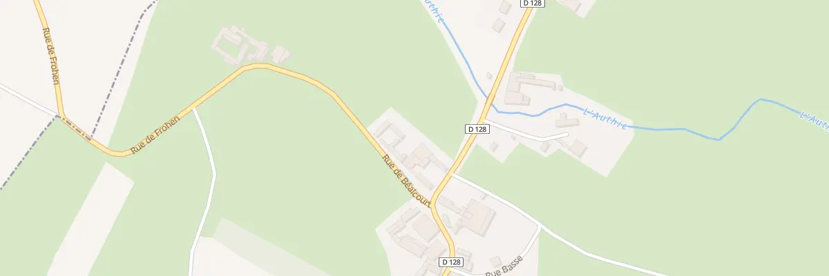 Plan du 1 Rue de Béalcourt à Frohen-sur-Authie