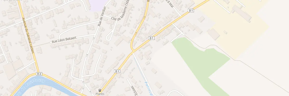 Plan du 84 Rue de Dunkerque à Bourbourg