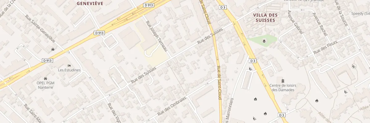 Plan du 49 Rue des Suisses à Nanterre