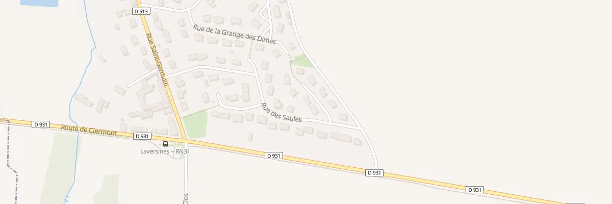 Plan du 21 Rue des Saules à Laversines
