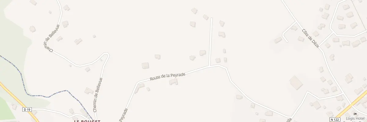 Plan du 22 Rte de la Peyrade à Saint-Étienne-de-Maurs