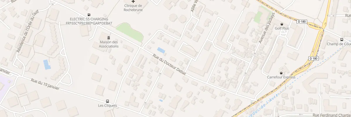 Plan du 48 Rue du Docteur Debat à Garches