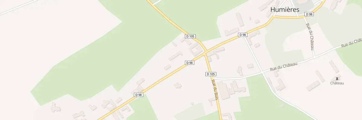 Plan du 8 Rue du Moulin à Humières