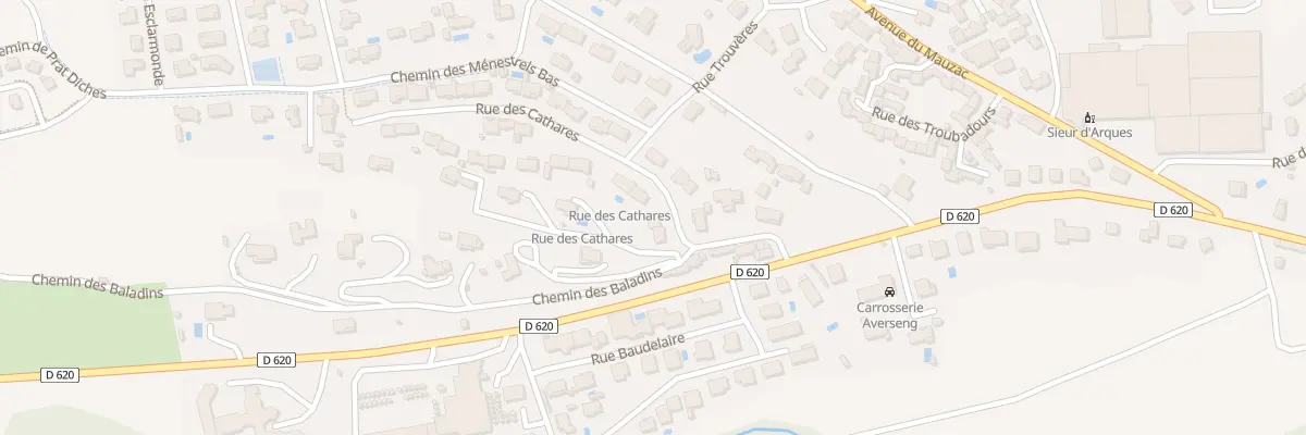 Plan du 13 Rue des Cathares à Limoux