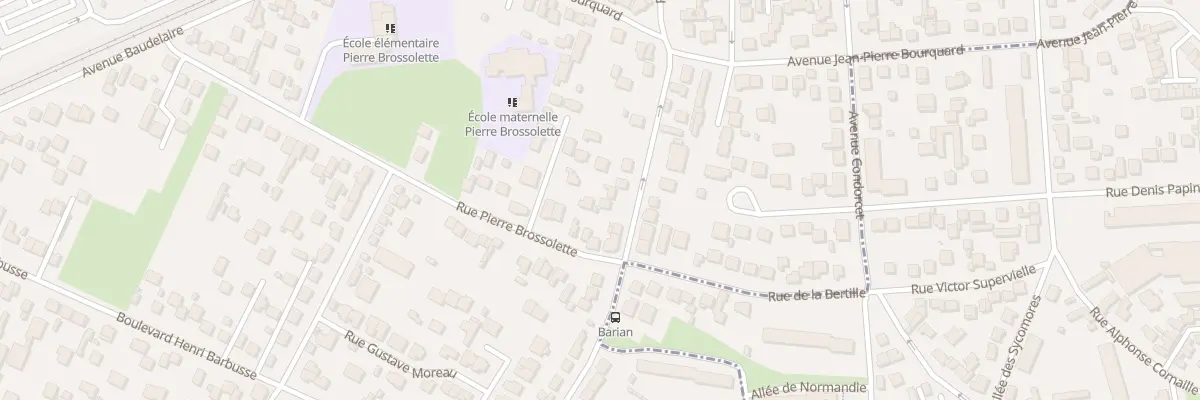 Plan du 10 Rue Barian à Sartrouville