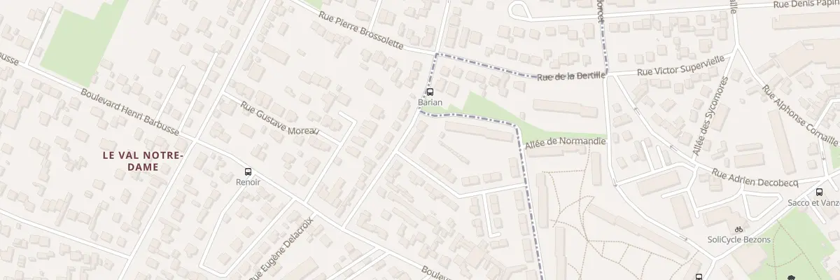 Plan du 41 Rue Barian à Sartrouville