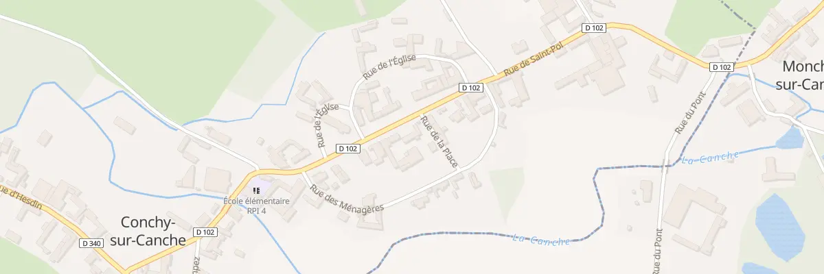 Plan du 24 Rue de Saint Pol à Conchy-sur-Canche