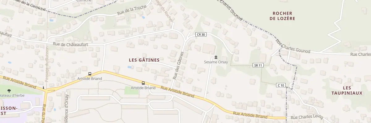 Plan du 6 Rue des Gâtines à Orsay