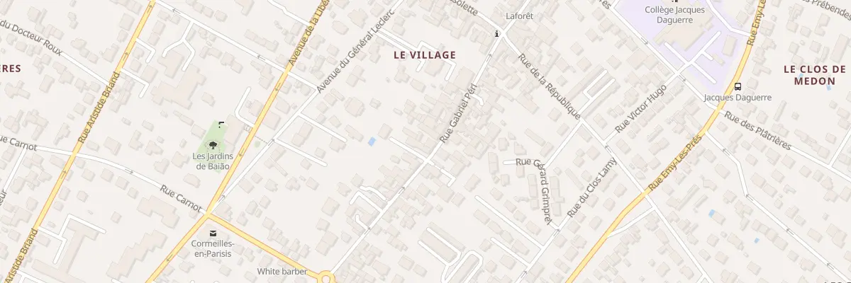 Plan du 19 Rue Gabriel Péri à Cormeilles-en-Parisis