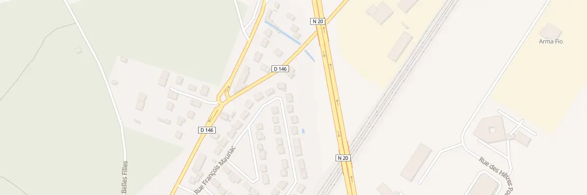 Plan du 44 Rue Francois Mauriac à Étréchy