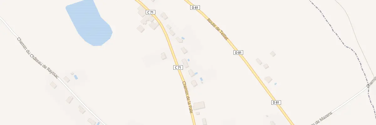 Plan du 26 Che de la Pale à Albi