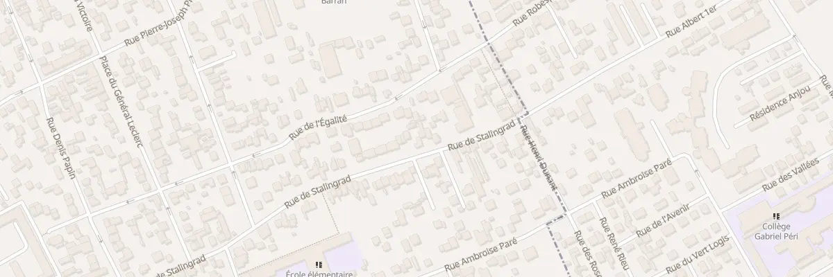 Plan du 107 Rue de Stalingrad à Houilles