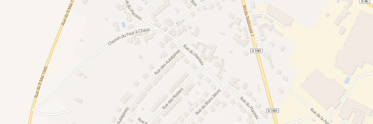 Plan du 52 Rue du Placeau à Sainte-Geneviève