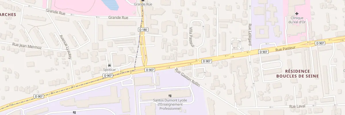 Plan du 34 Rue Pasteur à Saint-Cloud