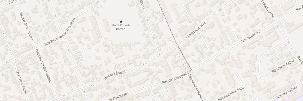 Plan du 1A Rue Vercingétorix à Houilles