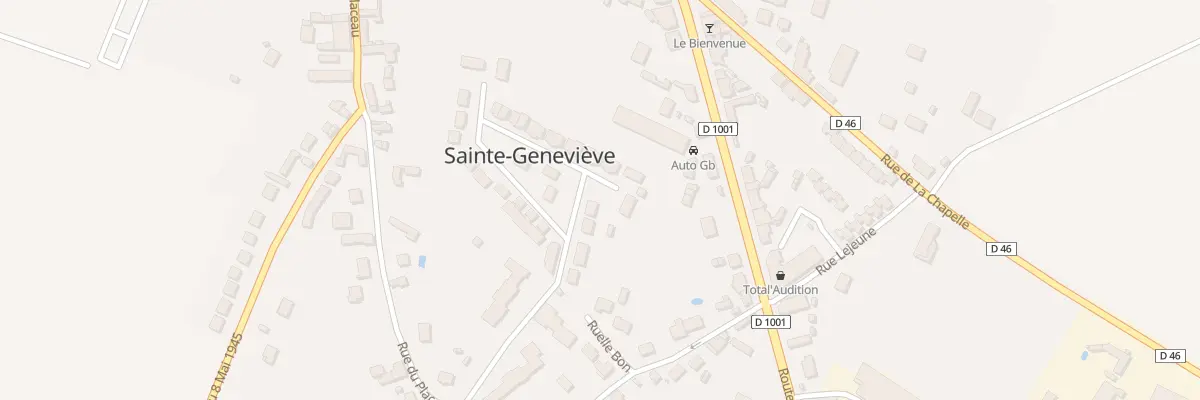 Plan du 8 Rue des Orchidées à Sainte-Geneviève