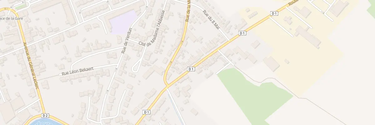 Plan du 87 Rue de Dunkerque à Bourbourg