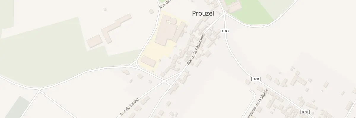 Plan du 22 Rue de la Résistance à Prouzel